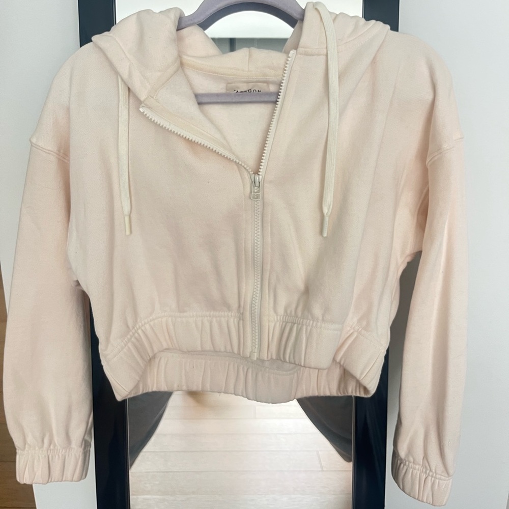 Paragon Fitwear Light Pink Cropped Hoodie